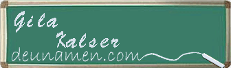 Gila Kalser Visitenkarte